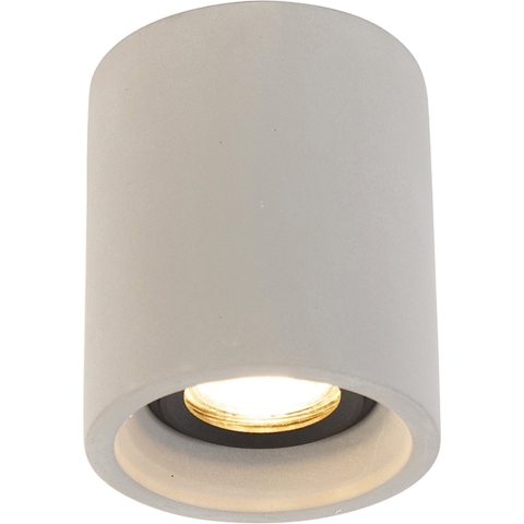 QAZQA Smart ronde plafondspot beton incl. Wifi GU10 - Deep