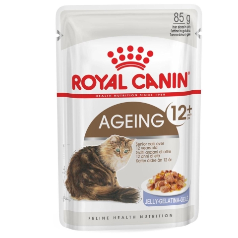 48x85g Ageing 12+ in Gelei Royal Canin Kattenvoer