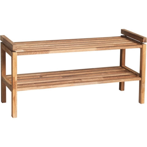 Rowico Home Confetti houten schoenenrek naturel - 80 x 30 cm