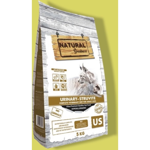 5kg Natural Greatness Diet Vet Urinary Struvite droog kattenvoer