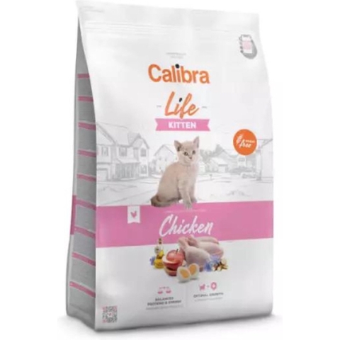Dubbelpak: 2x6kg Calibra Cat Life Kitten Kip Kattenvoer Droog