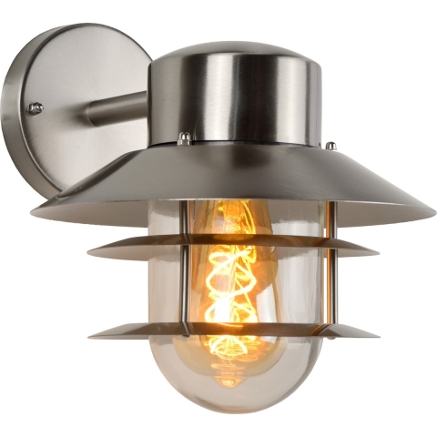 Lucide ZICO Wandlamp 1xE27 - Mat chroom
