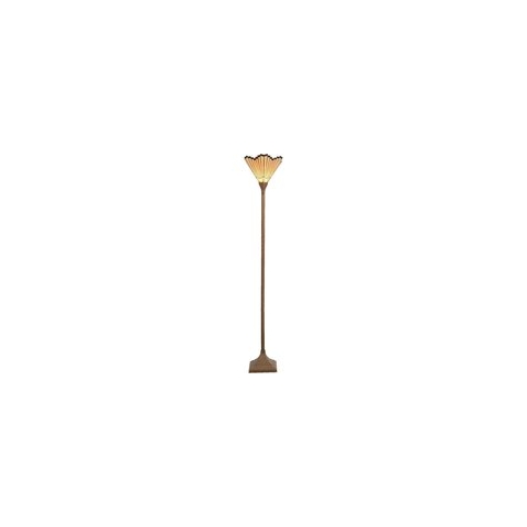 Clayre & Eef Tiffany Vloerlamp 37x37x183 cm Goudkleurig Polyresin