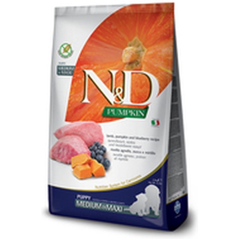 12 kg Farmina N&D Pumpkin Puppy Medium & Maxi met Lam en Bosbes Droog Hondenvoer