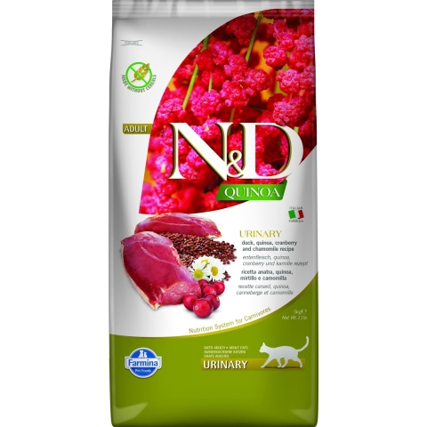 5kg Eend, Quinoa, Bilberry en Kamille Urinary Quinoa Farmina N&D