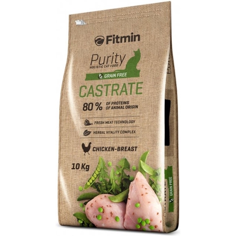 10 kg Fitmin Cat Purity Castraat kattenvoer droog