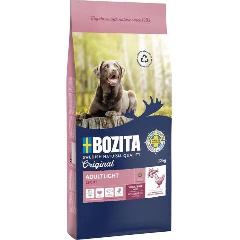 12kg Bozita Original Adult Light Hondenvoer Droog