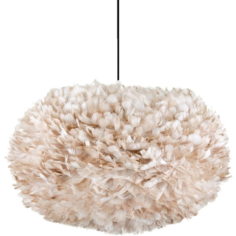 Umage Eos X-large hanglamp light brown - met koordset zwart - Ø 75 cm