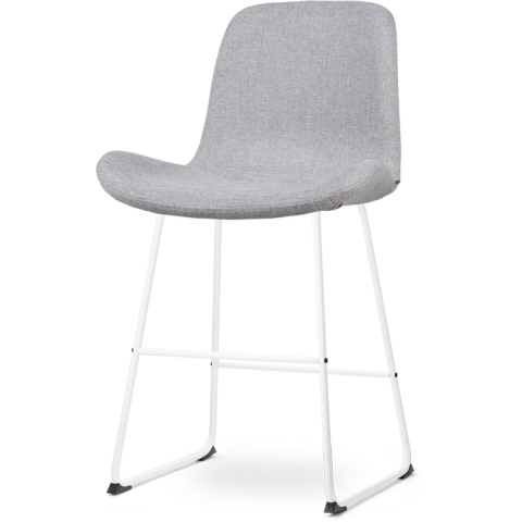Nolon Nino-Fé Barkruk Lichtgrijs - Wit Onderstel - 65 cm