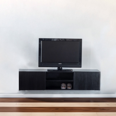 Giga Meubel - Tv-Meubel Zwart 150cm - 150x40x50cm - Kast Roman