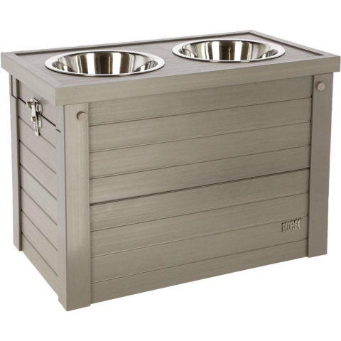 Kerbl Pet ecoFLEX® Voerbakstandaard 2x 1,2l, L54 x B30 x H39,5 cm