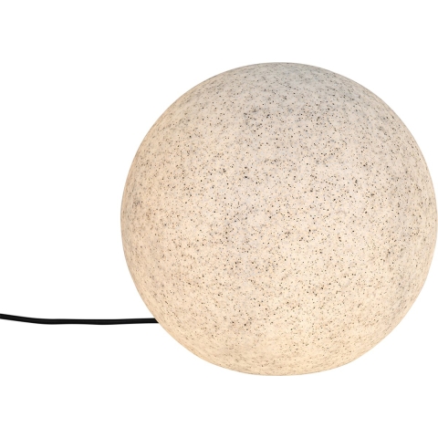 QAZQA Moderne buitenlamp grijs 35 cm IP65 - Nura
