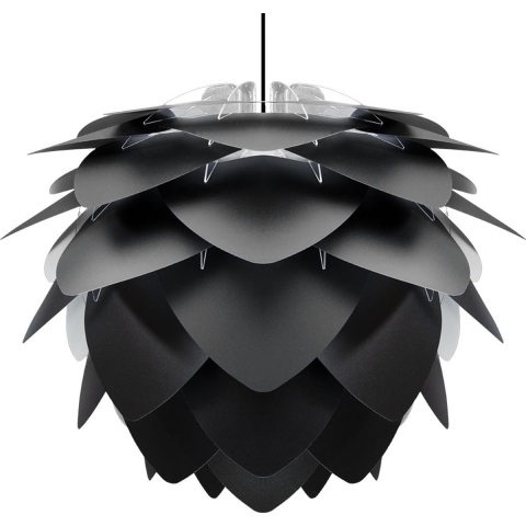 Umage Silvia Medium hanglamp black - met koordset zwart - Ø 50 cm