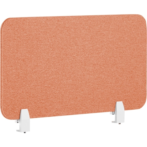 Beliani - WALLY - Bureauscherm - Rood - 72 cm - Polyester