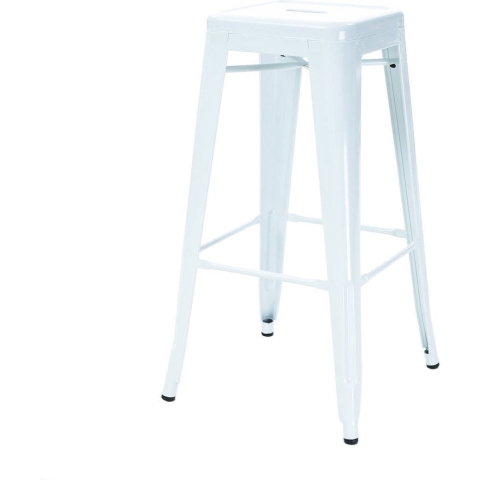 Legend Metalen barkruk wit - 65 cm