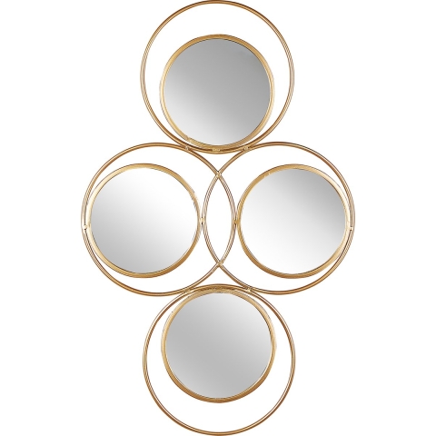 Beliani - LESCAR - Wandspiegel - Goud - IJzer