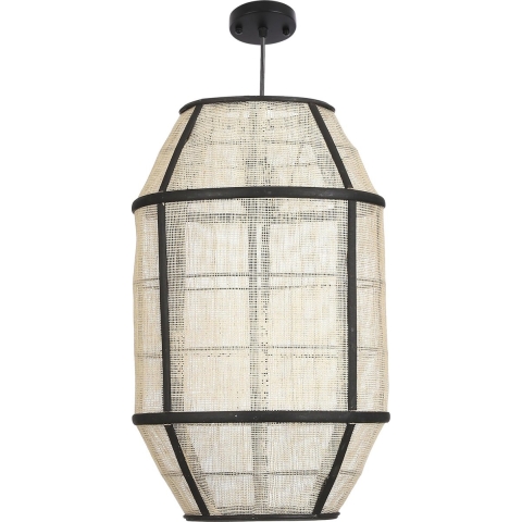 Mica Decorations Pella Hanglamp H45,5 x Ø29 cm Off White