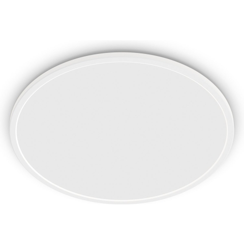 Philips SuperSlim plafondlamp - wit - groot - warmwit licht - 22 W