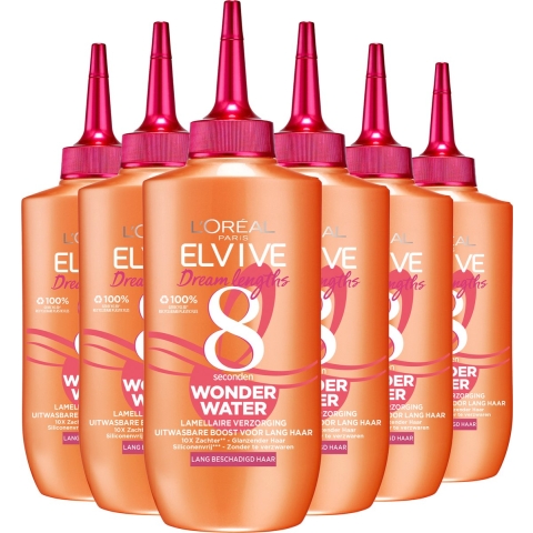 6x L'Oréal Elvive Dream Lengths Wonder Water 200 ml