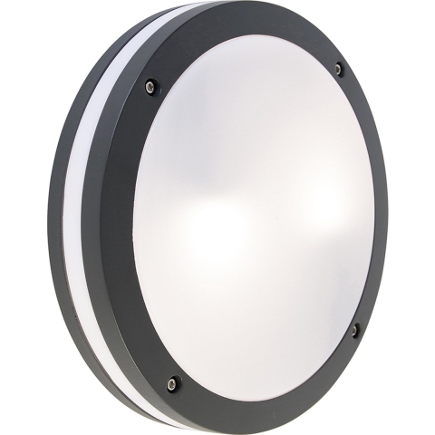 QAZQA Smart wand- en plafondlamp donkergrijs incl. Wifi A60 - Glow