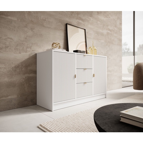 Meubella Dressoir Tavares - Wit - 118 cm