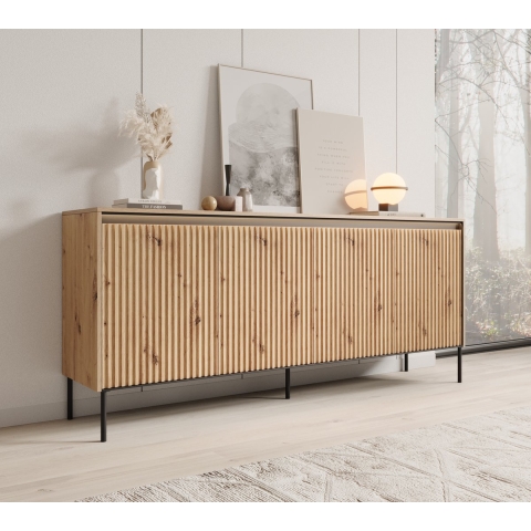 Meubella Dressoir Timoteo - Eiken - 193 cm