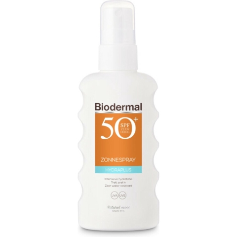 3x Biodermal Zonnebrand Hydraplus Spray SPF 50+ 175 ml