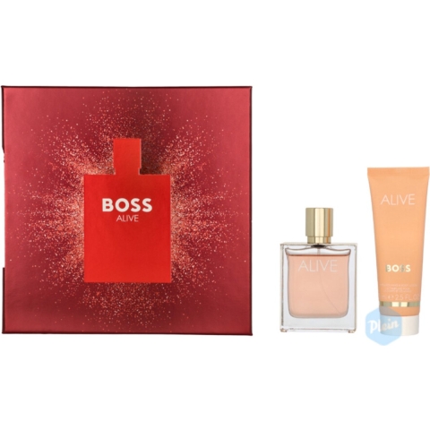Hugo Boss Alive Geschenkset Eau de Parfum Spray 50ml + Bodylotion 75ml 125 ml