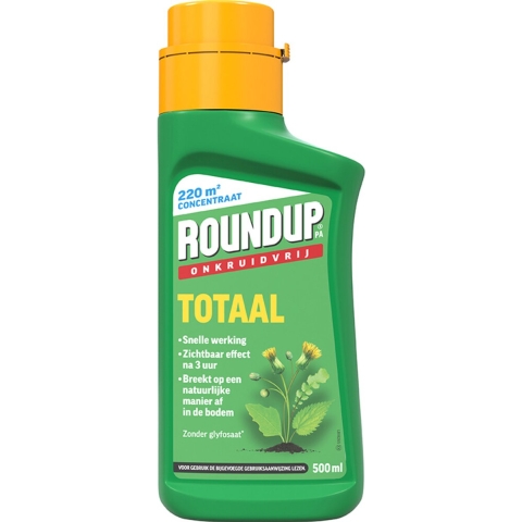 3x Roundup PA Totaal Onkruidvrij Concentraat 500 ml