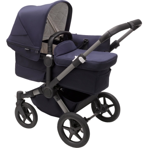 Kinderwagen Bugaboo Donkey5 Classic Mono Complete Graphite/Dark Navy (Graphite Frame)