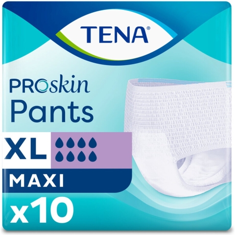 4x TENA Pants Maxi ProSkin Extra Large 10 stuks