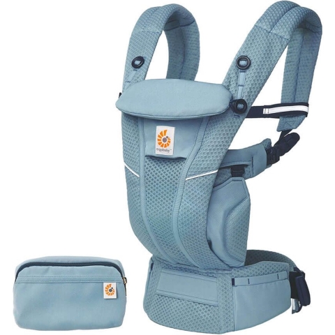 Buikdrager Ergobaby 4P Omni Breeze Slate Blue