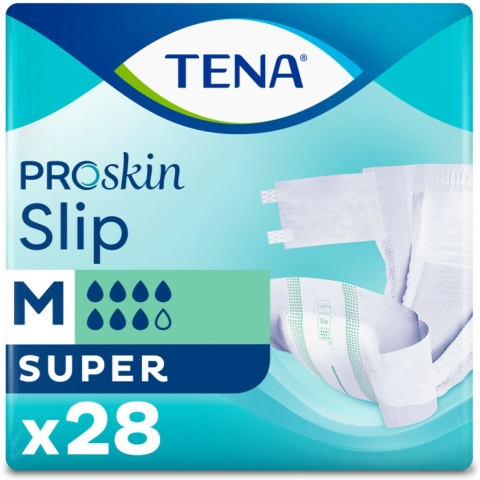 3x TENA Slip Super ProSkin Medium 28 stuks