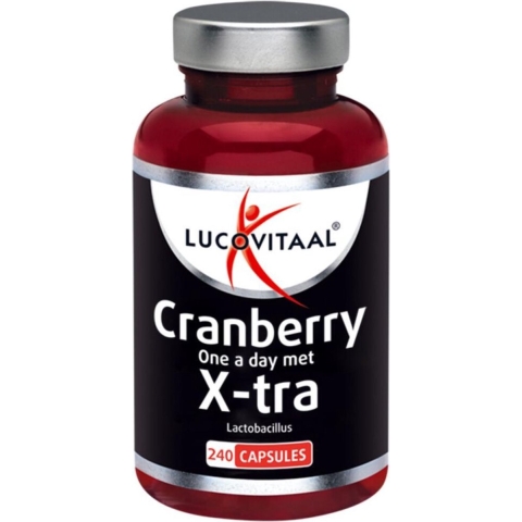3x Lucovitaal Cranberry X-tra One a Day 240 capsules