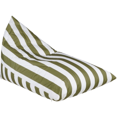 In The Mood Collection Rissy Zitzak - L140 x B95 x H95 cm - Groen, Wit