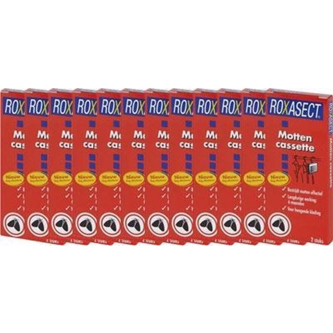 12x Roxasect Mottencassette 2 stuks