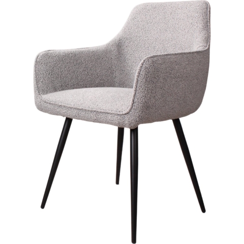 DS4U Ravi 3.0 eetkamerstoel boucle - grijs