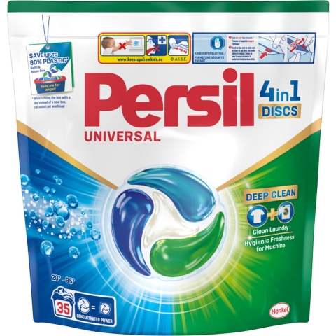 5x Persil Wasmiddelcapsules Discs Universal 35 stuks