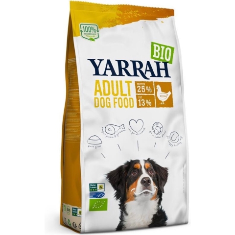 4x Yarrah Bio Hondenvoer Adult Kip 2 kg