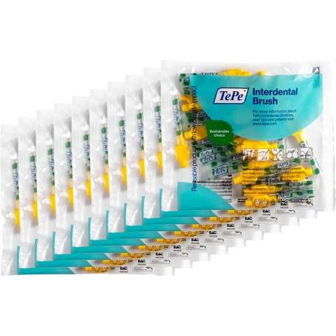 10x TePe Interdentale Ragers Original 0,7 mm Geel 20 stuks