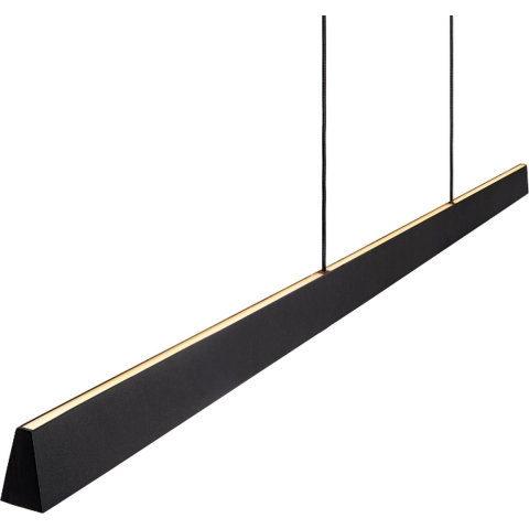 Atmooz Jasmin - Hanglamp - Balk - 150 x 200 cm - Zwart - Metaal - LED