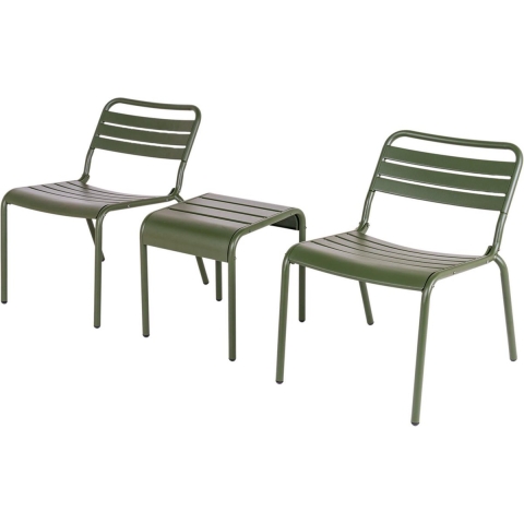 Metalen loungestoel set Max XXL