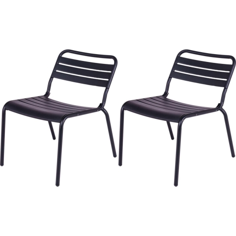 Metalen loungestoel Max XXL