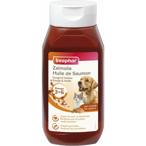 6x Beaphar Zalmolie 430 ml