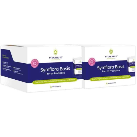 2x Vitakruid Symflora Basis 60 sachets