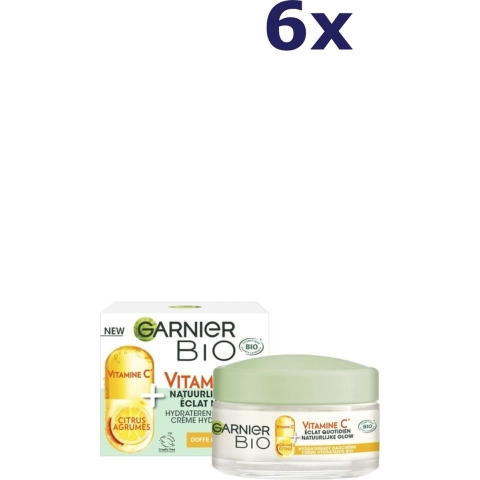 6x Garnier SkinActive Vitamine C Dagcrème 50 ml