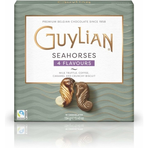 12x Guylian Chocolade Zeepaardjes Mix 154 gr