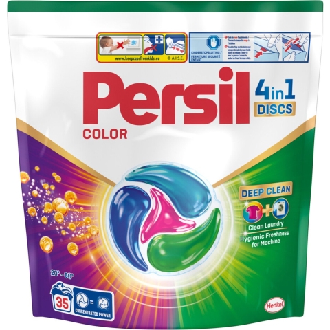 5x Persil Wasmiddelcapsules Discs Gekleurde was 35 stuks