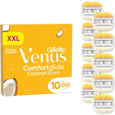6x Gillette Venus Scheermesjes Comfortglide Coconut 10 stuks