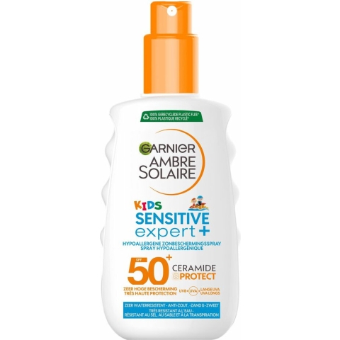 6x Garnier Ambre Solaire Sensitive Expert+ Kids Zonnebrandspray SPF 50+ Ceramide Protect 150 ml